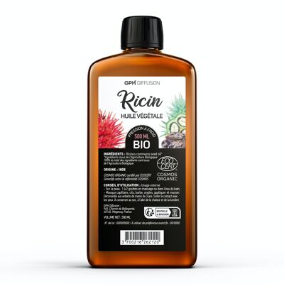Huile de Ricin Biologique - 500 ml