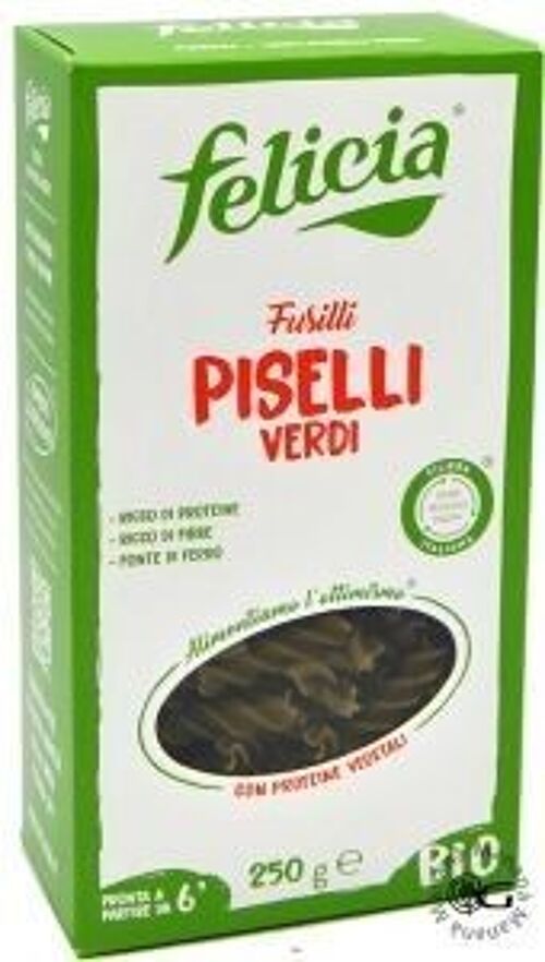 Fusilli de petits pois