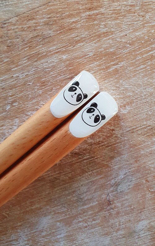 Panda-Natural Bamboo Chopsticks Table Art Decoration