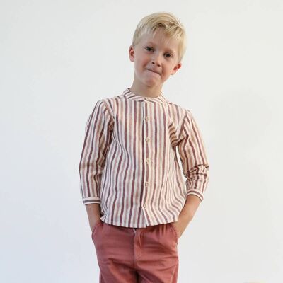 Maxence striped linen shirt
