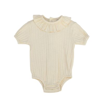 Body Alba maille pointelle écru