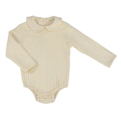 Pia Bodysuit Pointelle knit Ecru