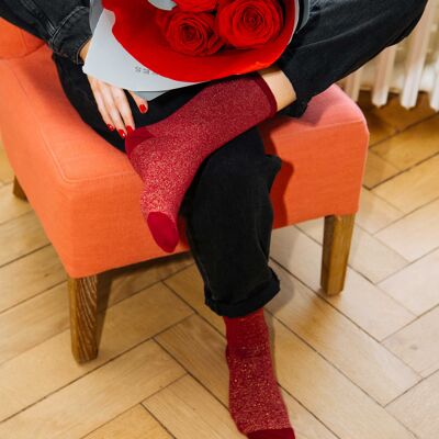 Socken mit Pailletten - L'Illuminée Scarlett O'lala