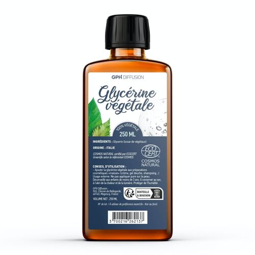 Glycérine végétale Cosmos Natural - 250 ml