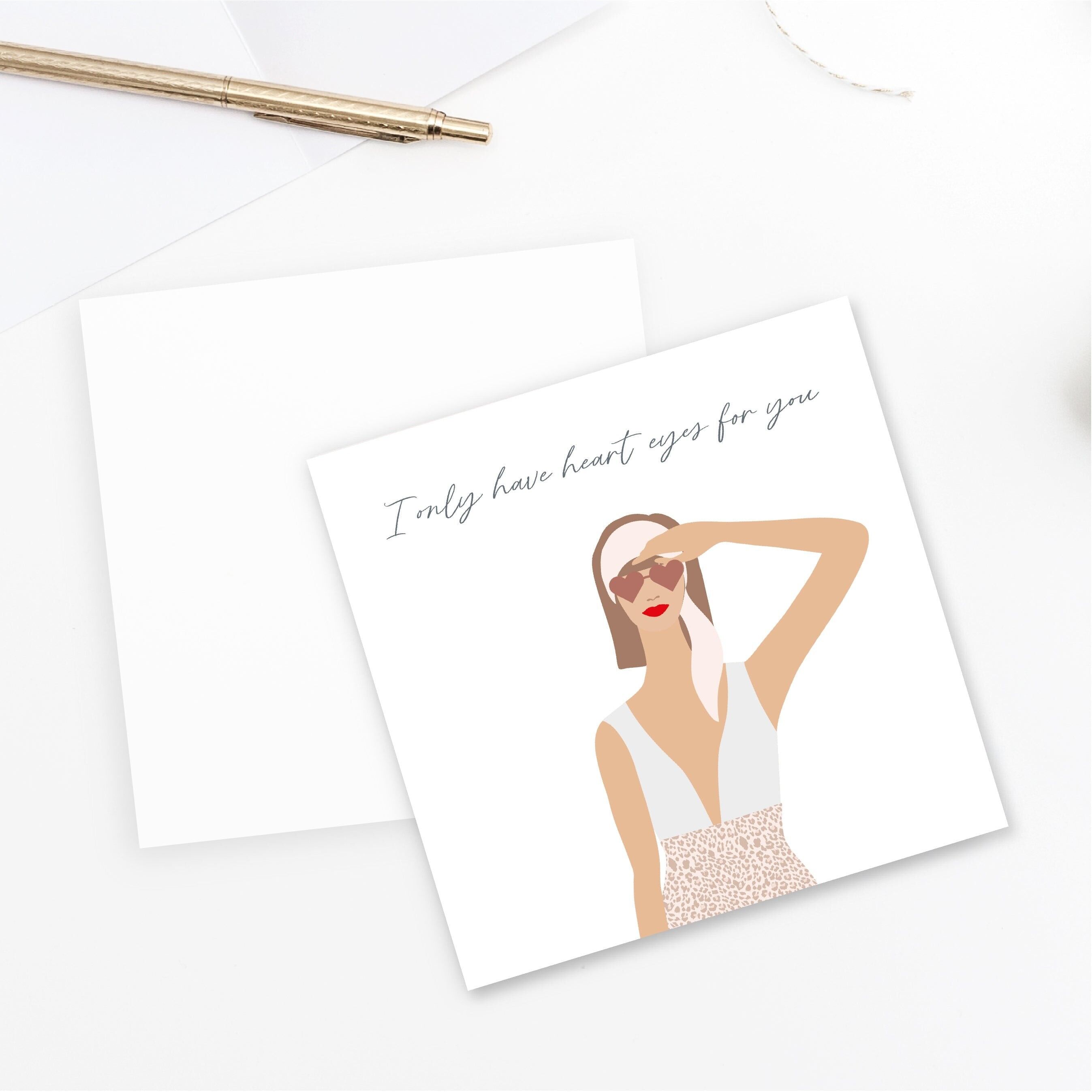 Cuore Occhi per te Card