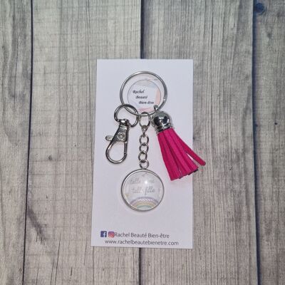 "Like mother like daughter" keychain