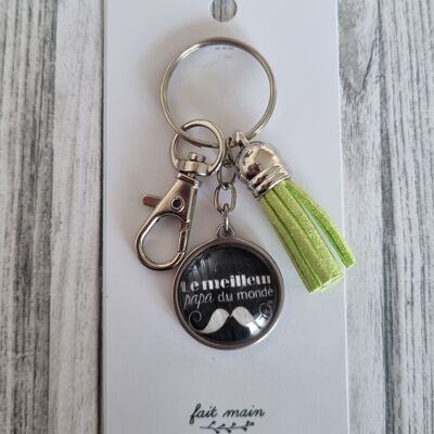 Keychain "the best dad in the world"