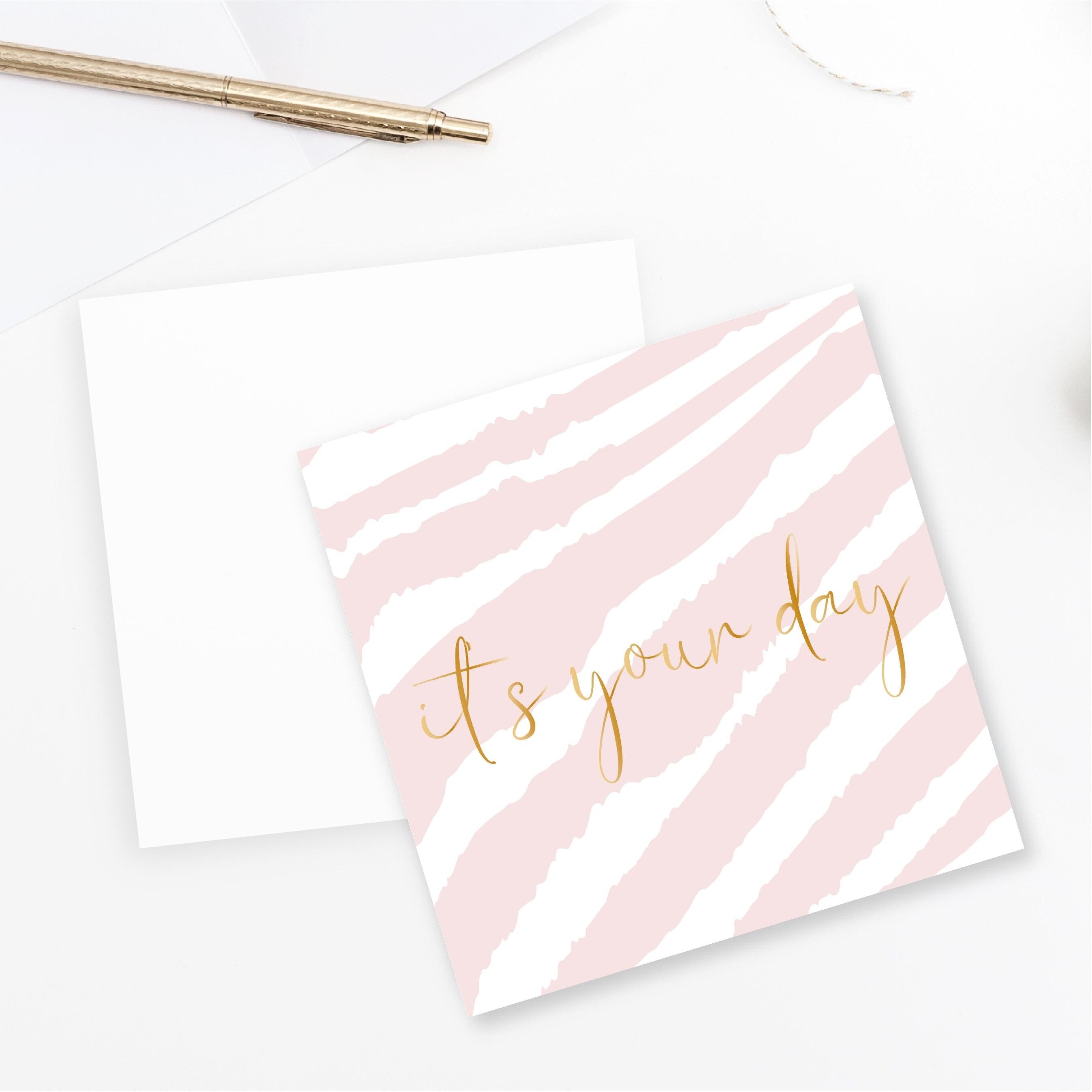 È il tuo biglietto giornaliero - Gold Foiled