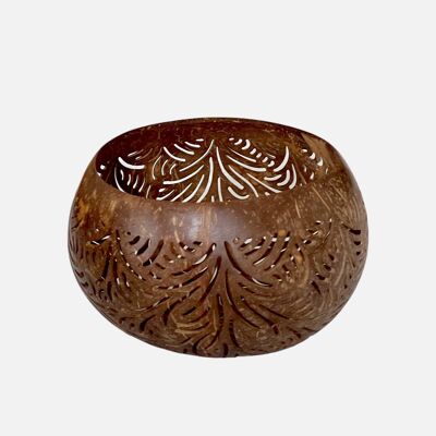 Coco decoración patrón marrón