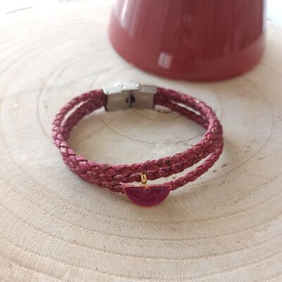 pulsera Laura de corcho trenzado