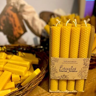 Pure Beeswax Candles Box