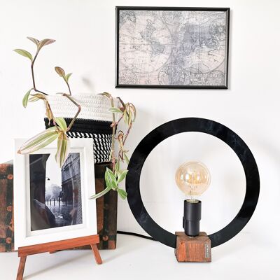 Lampe de table JUPITER Marbre noir