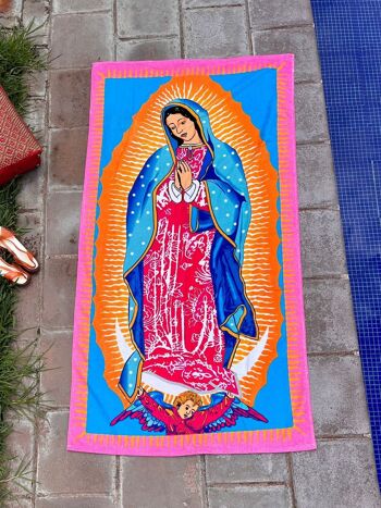 Drap de bain madone de Guadalupe 3