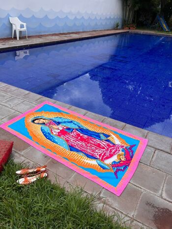 Drap de bain madone de Guadalupe 4