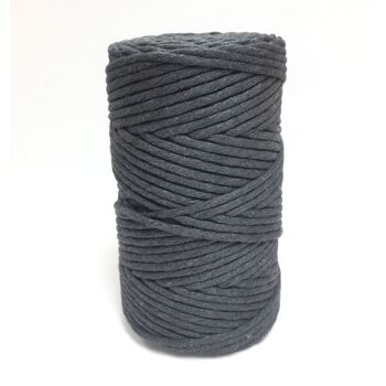 Corde Warp Macramé ø4mm -Gris Foncé 1