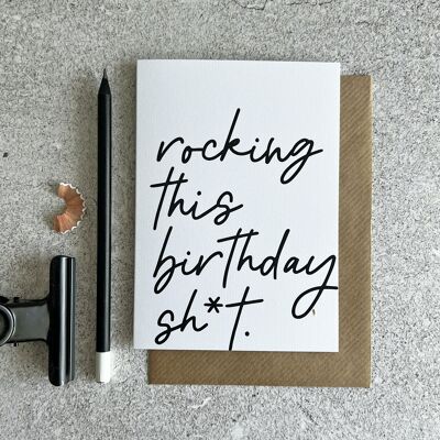 Rocking Birthday Card