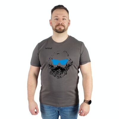 REFRIGERATORI | T-shirt da uomo in 100% cotone biologico | ANTRACITE