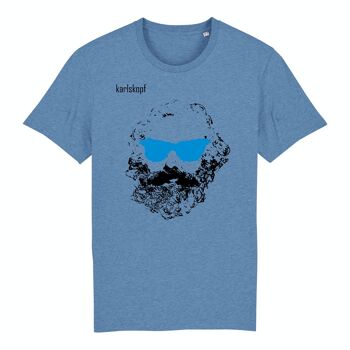 REFROIDISSEURS | T-shirt homme 100% coton biologique | BLEU 3