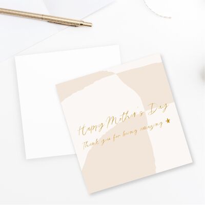 Thank you for being amazing - Mother's Day Card