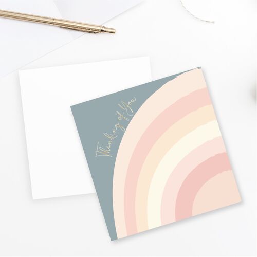 Thinking of you Card - Gold Foiled