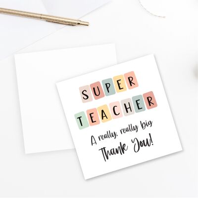 Super Lehrerkarte