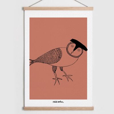 Poster | Owls | Decoration | Customizable | forest animals | Child poster | Baby poster | Bedroom Decoration | Home decoration