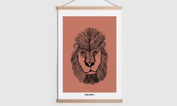 Affiche | Le Lion | Décoration | Personnalisable  | animaux savane  | Affiche enfant | Affiche bébé | Décoration Chambre | Décoration maison 16