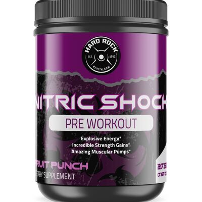 Nitric Shock Pre Workout- Fruit Punch