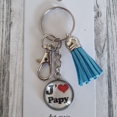 "I love grandpa" keyring