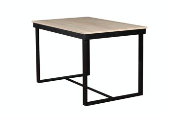 Nangy Table à Manger Extensible Sonoma, Marron 120-160 x 80 cm 1