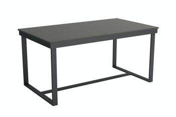 Nangy Table à Manger Extensible Béton 160-200 x 90 cm 1