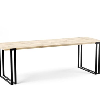 Brece Uitschuifbare Eettafel Goud eiken, Bruin 160-260 x 90 cm