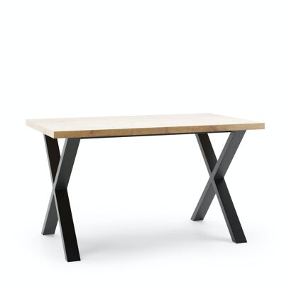 Bouer Uitschuifbare Eettafel Goud eiken, Bruin 160-260 x 90 cm