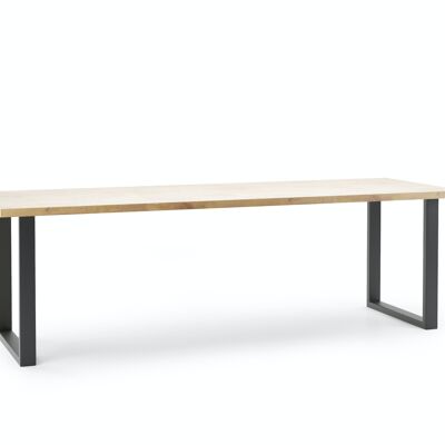 Môle Uitschuifbare Eettafel Goud eiken, Bruin 140-240 x 80 cm