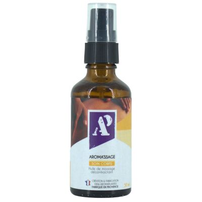 Olio aromatico da massaggio biologico - 50ml