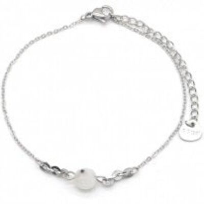 H-E7.1 B2275-018S S. Bracciale in acciaio Stone