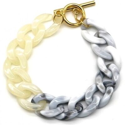 H-E2.3 B2275-020G Acrylic with S. Steel Bracelet