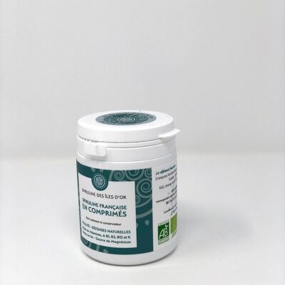 organic spirulina in tablets