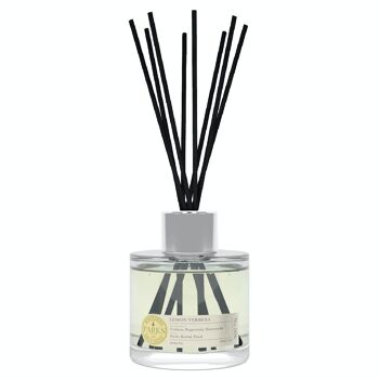 Diffuseur parfumé à la verveine citronnée - 100 ml, diffuseur à roseaux sans alcool, parfum mélangé à la main, fabriqué au Royaume-Uni. 2