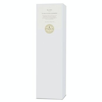 Diffuseur parfumé à l'ylang ylang et au jasmin - 100 ml, diffuseur à roseaux sans alcool, parfum mélangé à la main, fabriqué au Royaume-Uni. 3