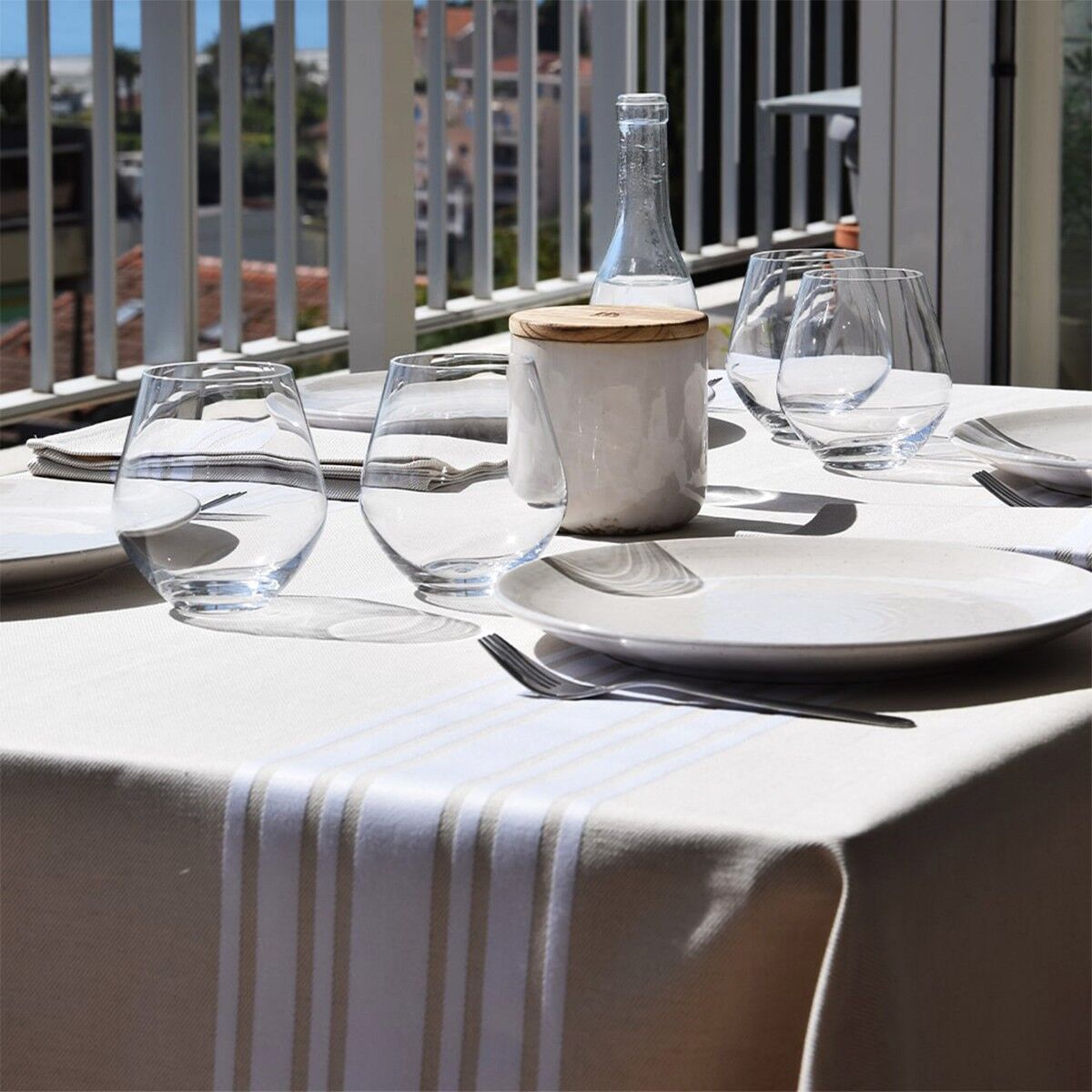 Nappe Beige Saint-Jean-De-Luz Blanc