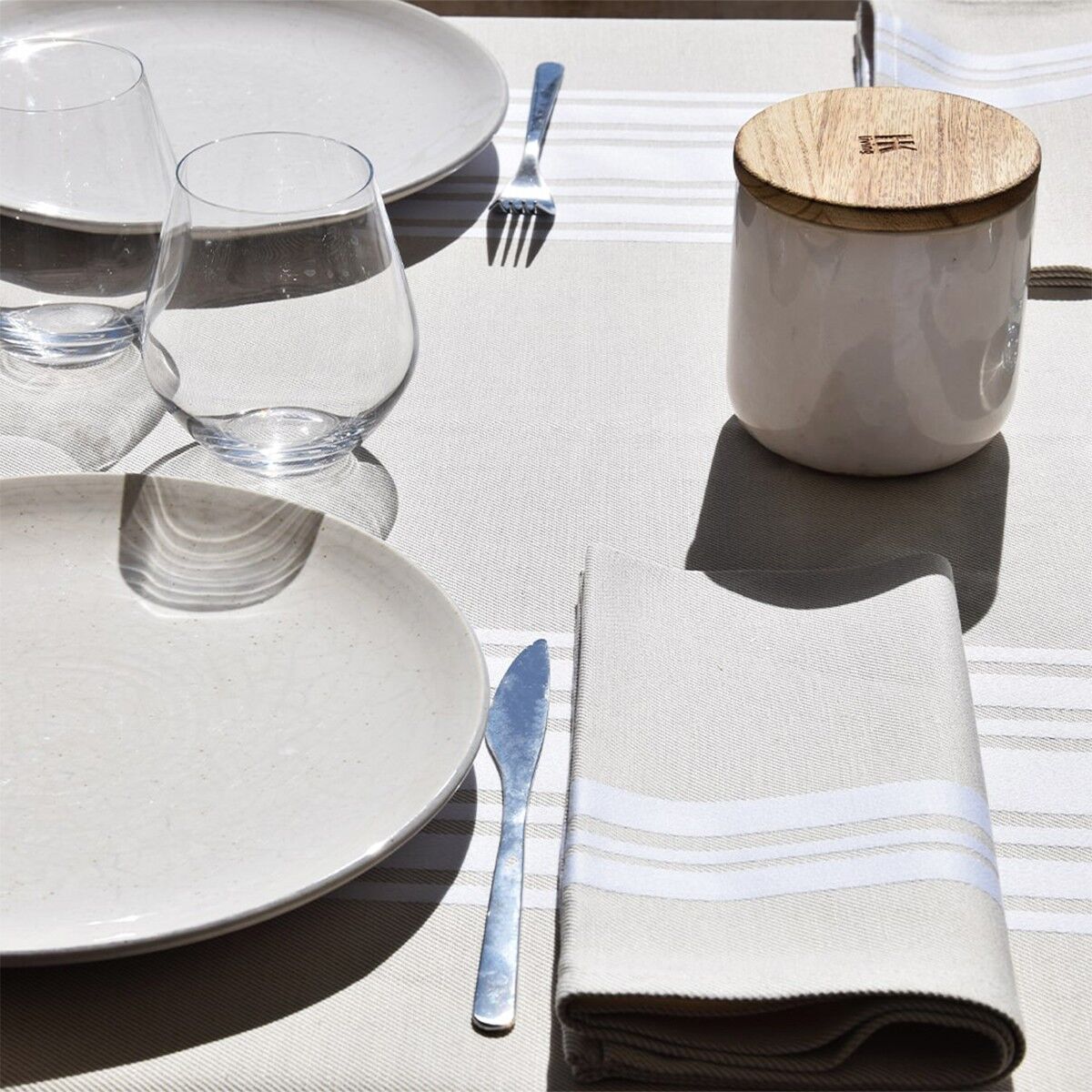 Nappe Beige Saint-Jean-De-Luz Blanc