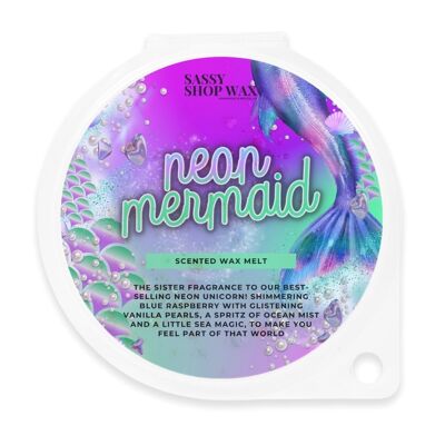 Neon-Meerjungfrau - 50 g Wachsschmelze