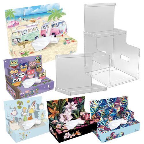 Starter Kit 3: "California" + 1 display + 4 mini displays + 16 pcs ( 4 pieces per model)
