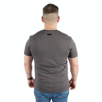 DEEEEJAYYY | T-shirt homme 100% coton biologique | ANTHRACITE 2