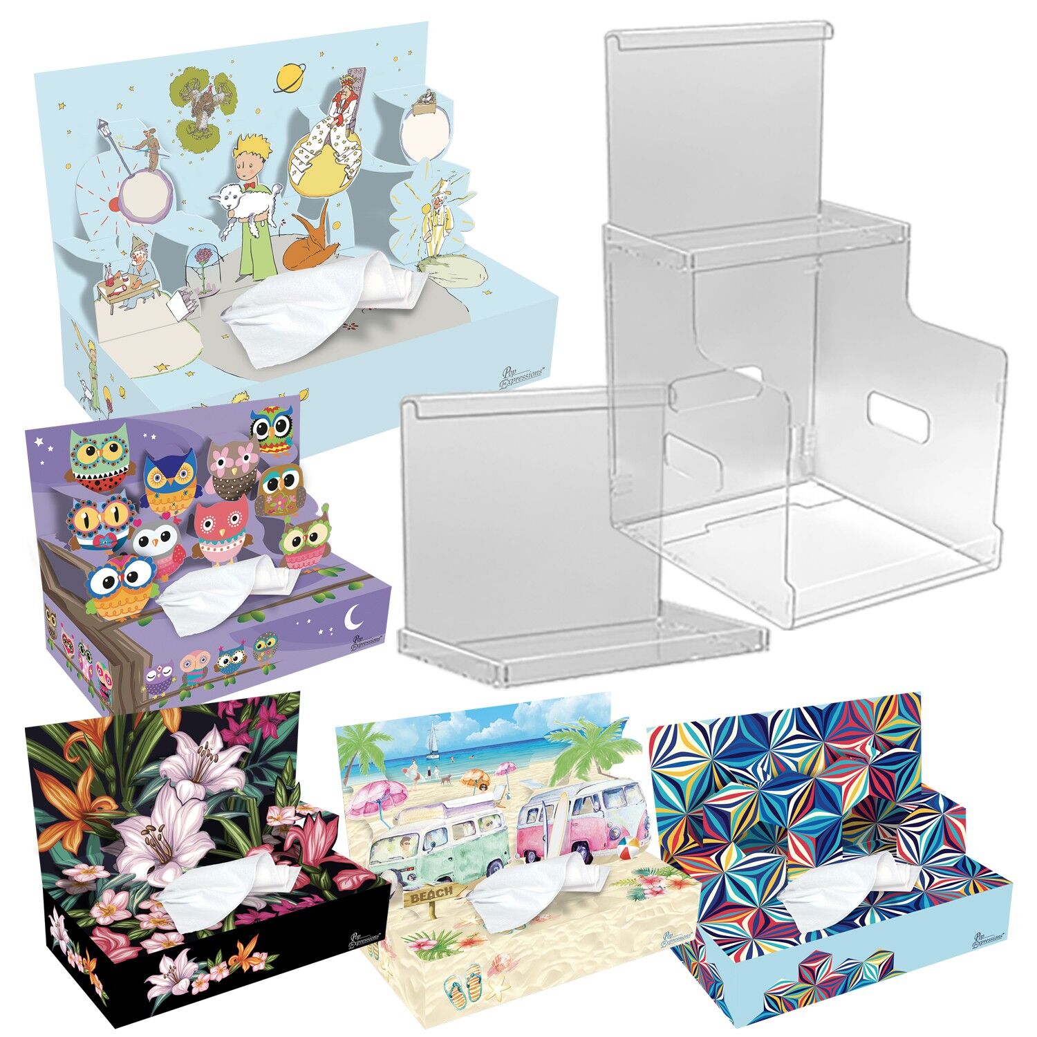 Starter Kit 3: "El Principito" + 1 pantalla + 4 mini pantallas + 16 piezas (4 piezas por modelo)