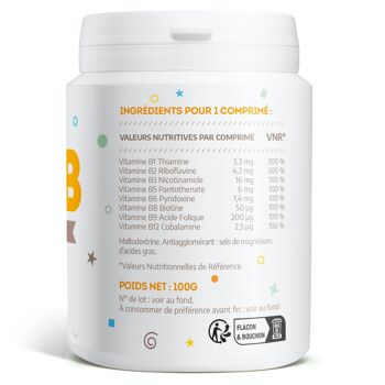 Vitamines B Complexe - 200 comprimés 3