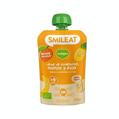 Pouch almendra Mango Y piña ECO SMILEAT 100gr