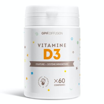 Vitamin D3 - 5 µg - 60 tablets