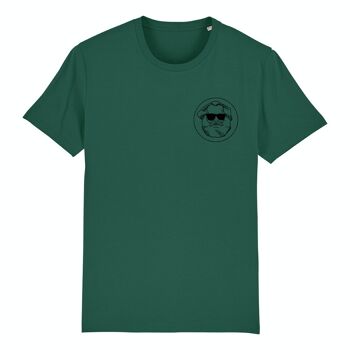 LOGO CLASSIQUE | T-shirt homme 100% coton biologique | VERT DOUX 3